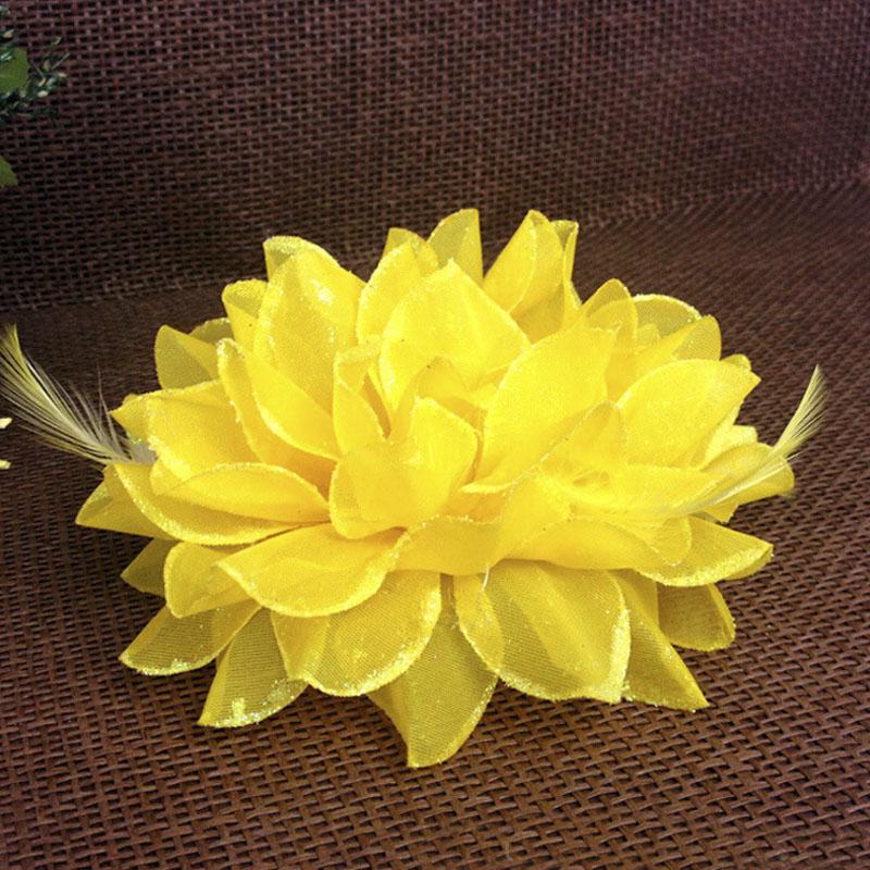 Женская пляжная орхидея свадебный цветок заколка для волос брошь заколка головной убор булавка