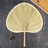 Straw Fan Diy Hand-Woven Palm Leaf Woven Summer Cooling Mosquito Repellent Fan