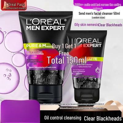 L'Oréal Men Expert Угольный очищающий гель для жирной кожи