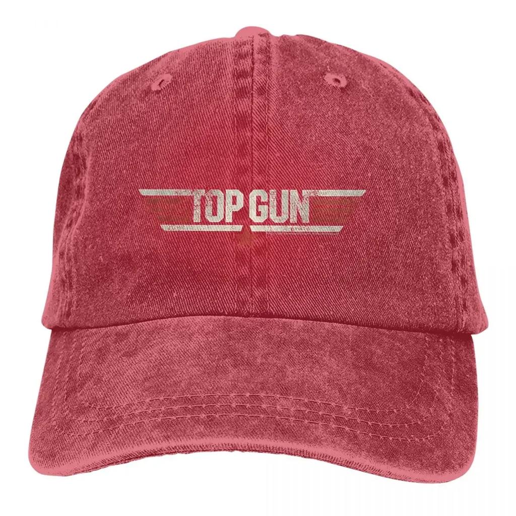 Летняя кепка Солнцезащитный козырек Top Gun Классика Винтаж Кинозвезды Хип-хоп Кепки Ковбойская шляпа Козырек Trucker Dad Hats