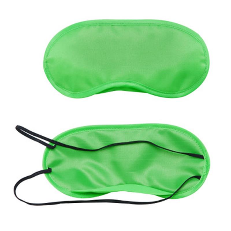 15 Colora Unisex Adjustable Silk Sleep Eye Mask Cover Traveling Portable Blindfold Shield Eyeshade Eyepatch
