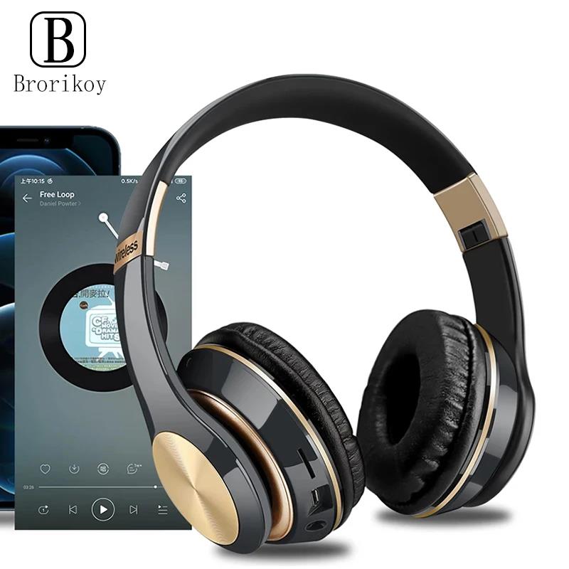 T5 Bluetooth Наушники Накладные Беспроводные Наушники с Микрофоном Музыкальная Гарнитура Для Игроков Складные Auriculare Fone Для Huawei iPhone