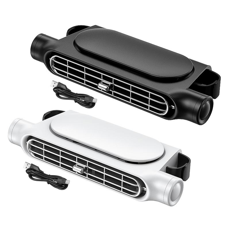 Вентилятор автомобильного сиденья Вентилятор охлаждения заднего сиденья Подголовник переднего заднего сиденья Вентилятор охлаждающего воздуха Регулируемый ремень с питанием от USB Вентилятор для декора салона автомобиля