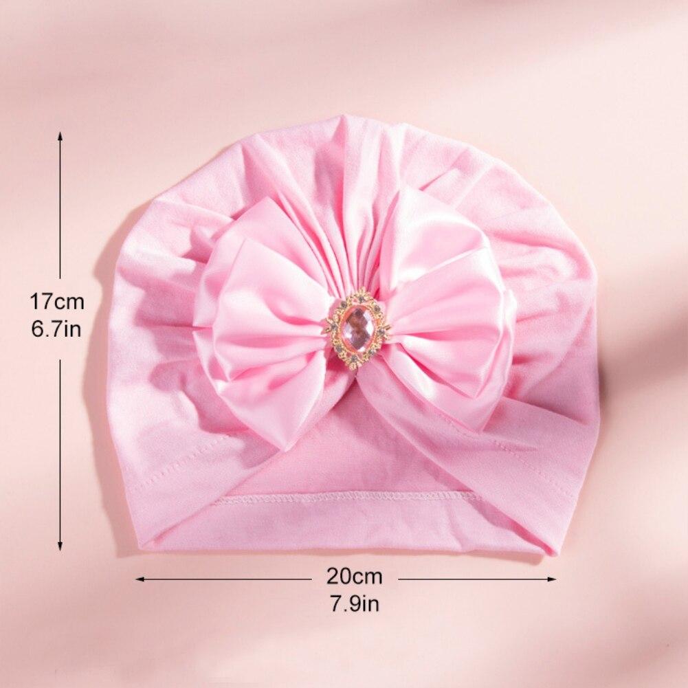 Шапочка-тюрбан с большим бантом для новорожденных девочек, шапка-тюрбан для маленьких девочек, шапки с бантом, мягкие милые шапки, реквизит для фотографий
