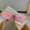 2025 Y2K Спортивные Панк Солнцезащитные Очки Женские Мужские UV400 Овальные Солнечные Очки Ретро Очки Модные Цветные Зеркальные Очки