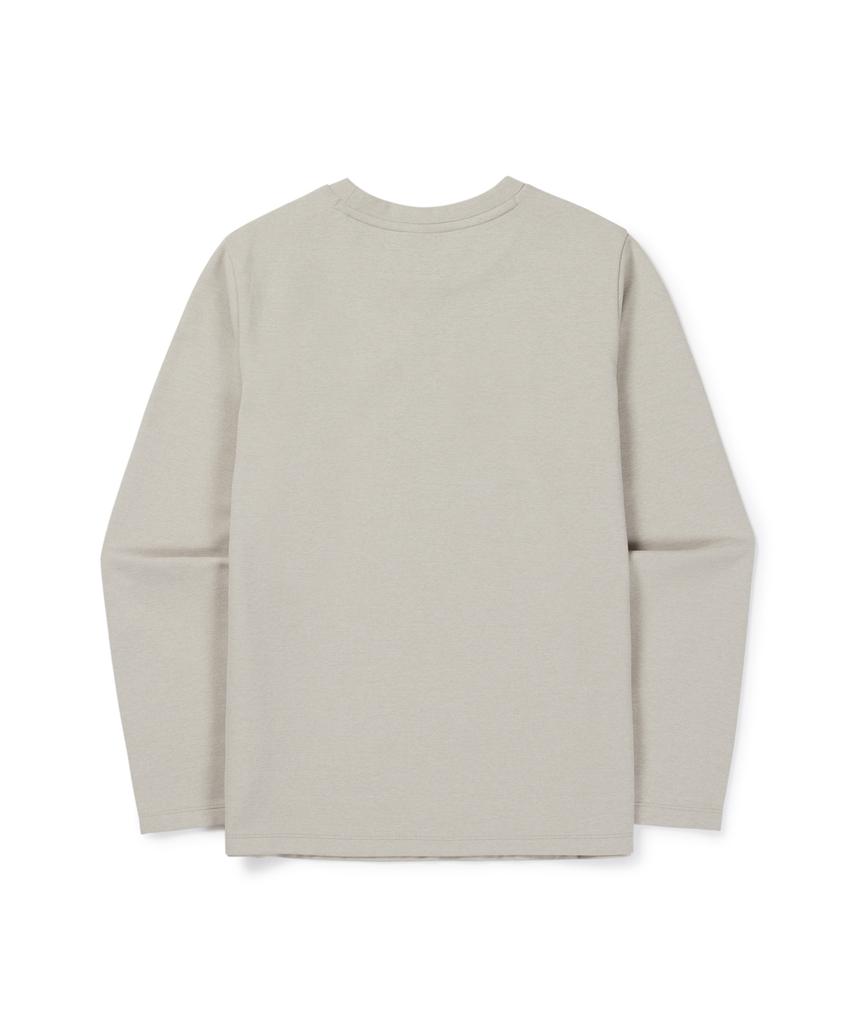 SNOWPEAK APPAREL Женская футболка с длинным рукавом Быстросохнущая (S26Fwftl15) Светло-бежевый