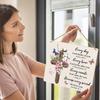 Настенное искусство с библейскими стихами, Религиозные христианские подарочные украшения, Мотивирующая деревянная подвесная табличка, Вдохновляющие подарки, основанные на вере