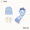 EILEI Winter Warm Knit Hat, Scarf & Gloves Set