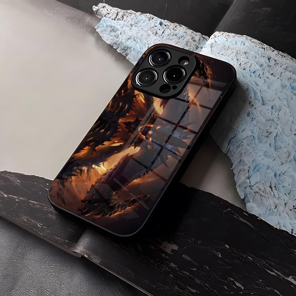 Горячая игра Diablo 3 Чехол для телефона Закаленное стекло Для IPhone 15 14 12 13 11 Plus Pro XS Max Mini X XR 8 7 6s SE2020 Coque