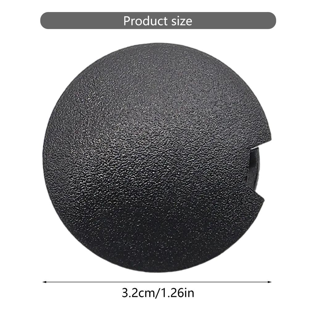 Крышка проушины для буксировочного крюка переднего бампера, совместимая с Smart Fortwo W451 2007-2020 A4518850122, пластик, черный