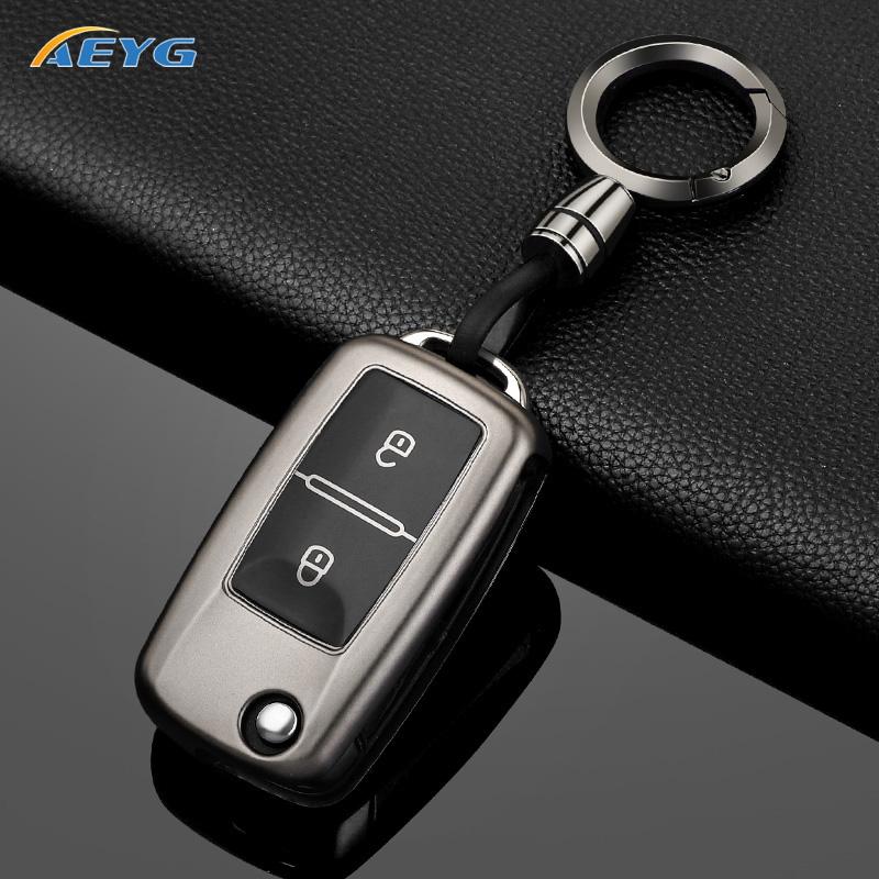 Для Vw Volkswagen Mk4 Bora Golf 4 5 6 Jetta Passat Polo Touran Skoda Octavia Seat ТПУ Чехол для автомобильного ключа Автоаксессуары 2 Кнопки