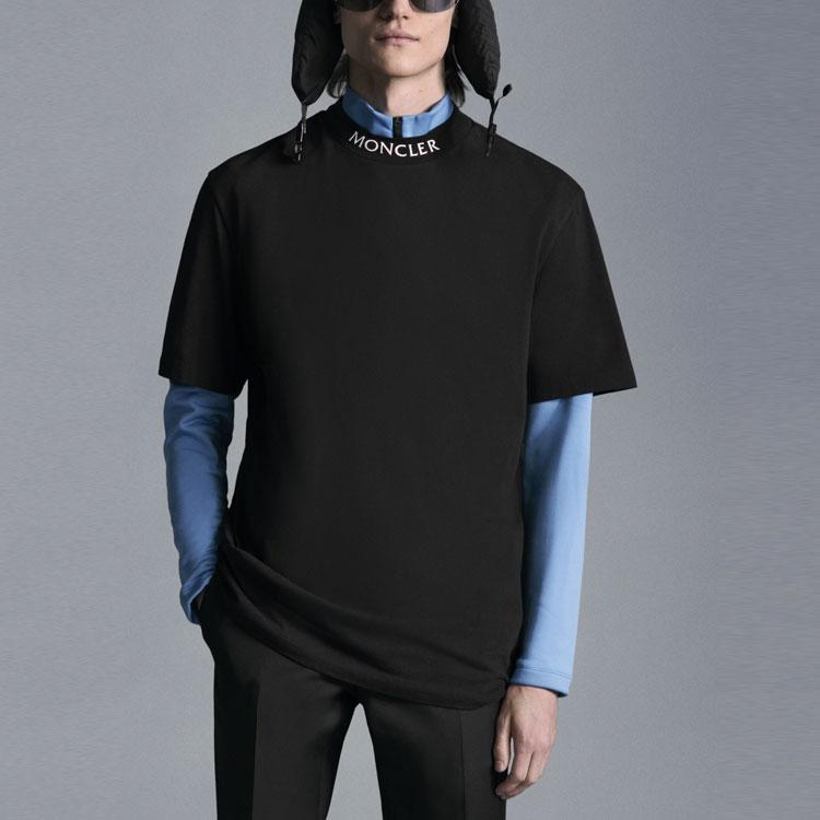 Moncler SS22 T Shirt Men's Black H20918C000408390T999