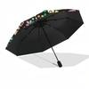 1pc Colorful Mandala Pattern Automatic Folding Umbrella, Heavy-Duty 8-Rib Construction, Perfect for Everyday yy251114153