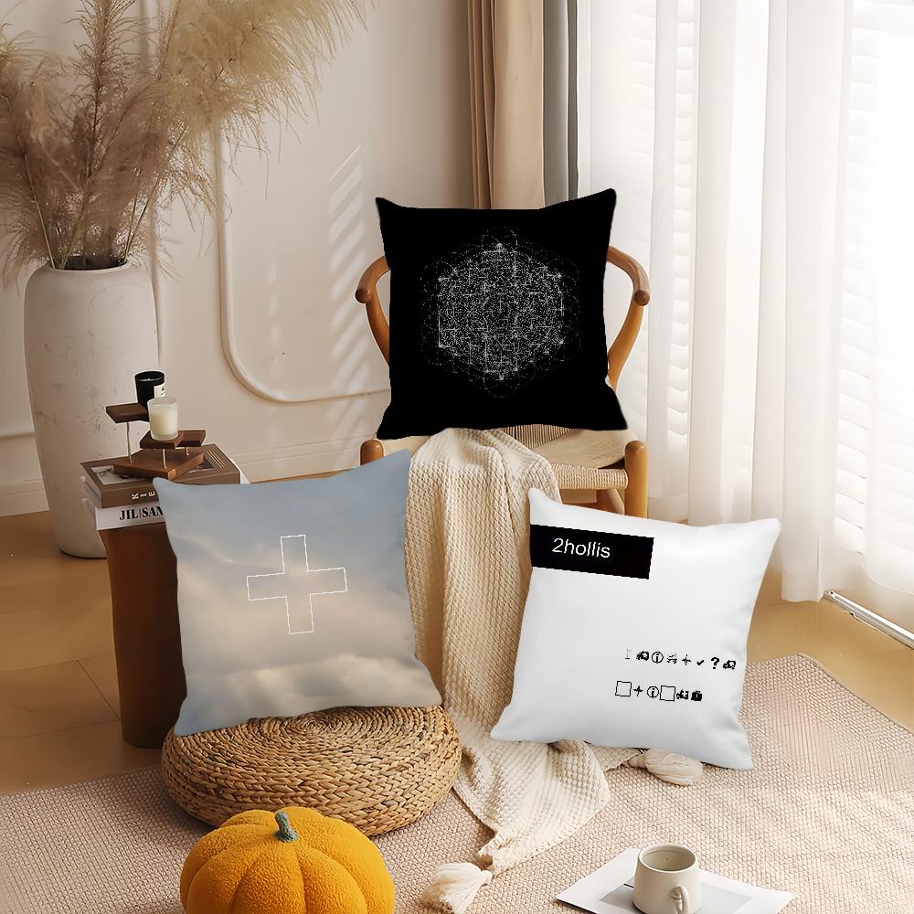 2hollis-s Singer Pillow Case Applicable Space For Guest Rooms Interiors Cars Office House Decoration
