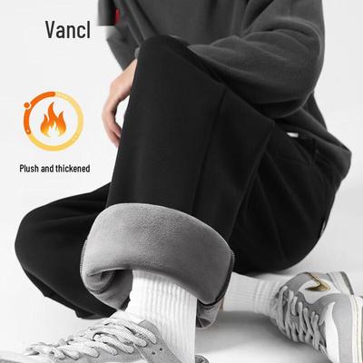 Мужские свободные прямые спортивные штаны VANCL на флисовой подкладке