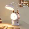 Cartoon USB Rechargeable Table Lamp Dual Light LED Lamp Student Kids Bedroom Reading Desk Lamp Night Light