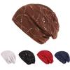 Breathable Head Wraps Stretch Turban Caps Beanies Muslim Cancer Chemo Hat