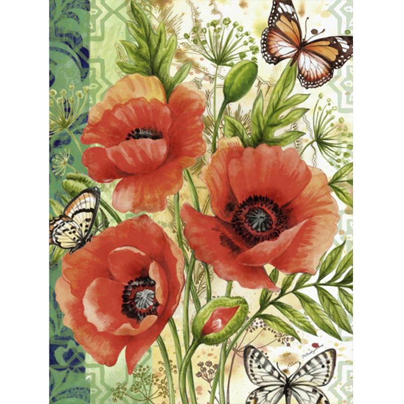 5D DIY Алмазная вышивка Бабочка Полный дрель Алмазная картина Животное Мозаика Искусство Новое поступление Декор для дома