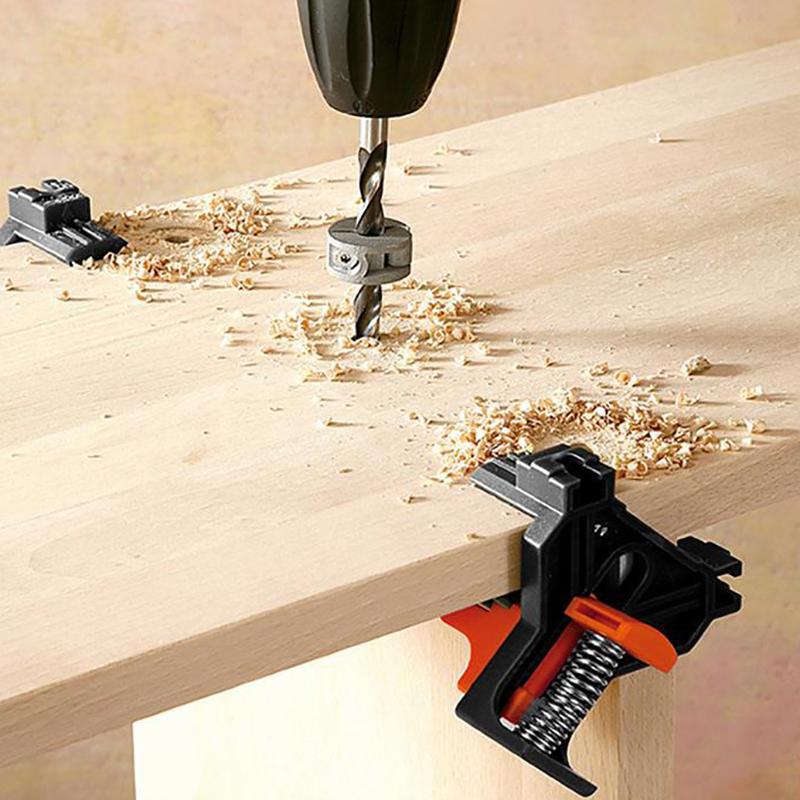 1Pc Quick Adjustable Hand Tools Furniture Fixing 90 Degree Angle Clamps Woodworking Corner Clip Right Angle Clips Fixer Tools