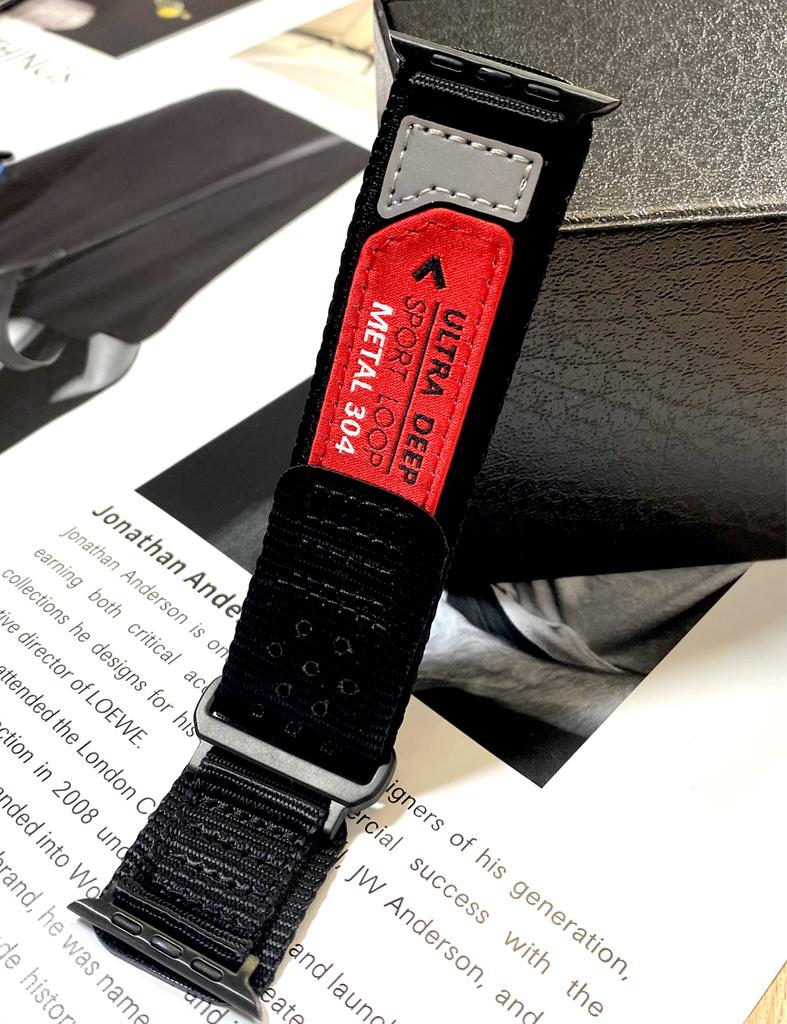 Compatible with Apple Watch Series 9/8/7 6/5/4/SE Ultra 2/3 Nylon Woven Band Designed To Fit 49mm 42mm 44mm 45mm 38mm 40mm 41mm