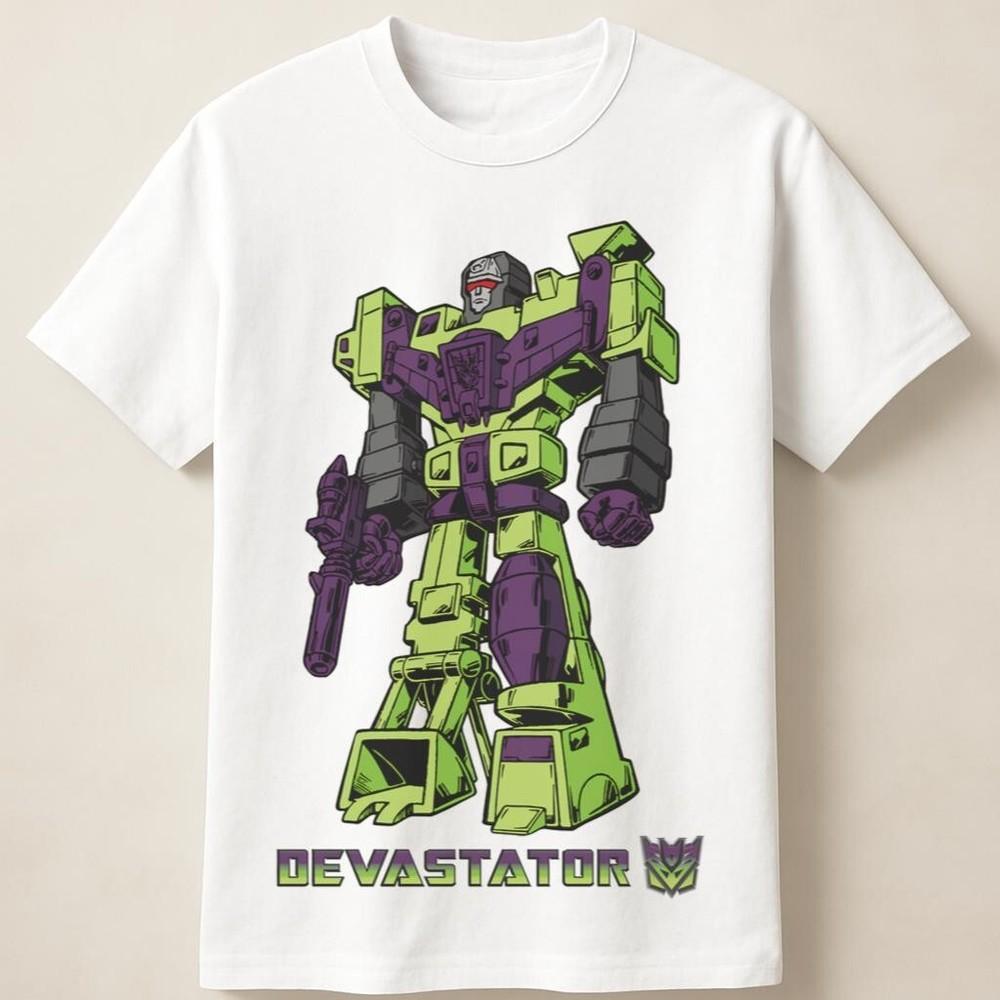 Devastator Классический Робот Меха Унисекс Футболка Унисекс Футболка