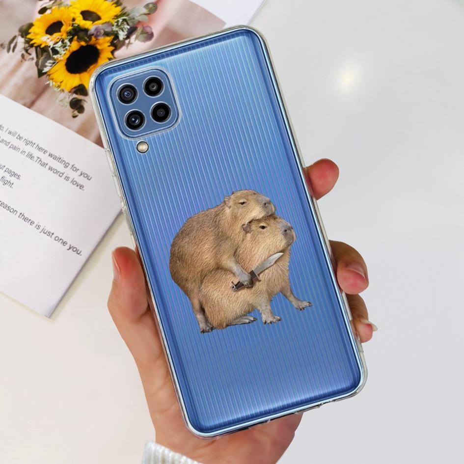 Чехол для Samsung M32 Чехол Galaxy M32 SM-M325F Милый Модный Цветок Мультяшный Мягкие Чехлы Для Samsung M22 F22 M52 5G SM-M526B Бампер