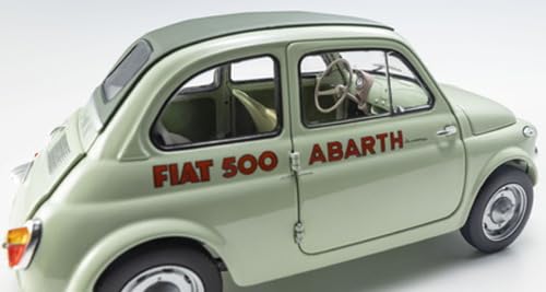 Kyosho Оригинальный Fiat Nuova 500 Elaborazione Abarth Record в масштабе 1/18 (Зеленый Прозрачный) Готовый продукт KS08966ALG