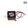 1Pc Dc5V 12V 24V 4010 Computer 3D Printer Cooler Miniature Cooling Fan Graphics Card Fan With Heat Sink Cooler 4010 Cooling Fan