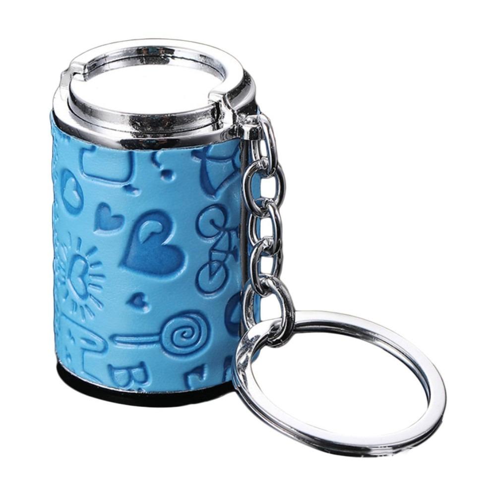 with Snap Closure Coin-holding Jar Keychain Press-type Coin Holder for Supermarket Cashier
