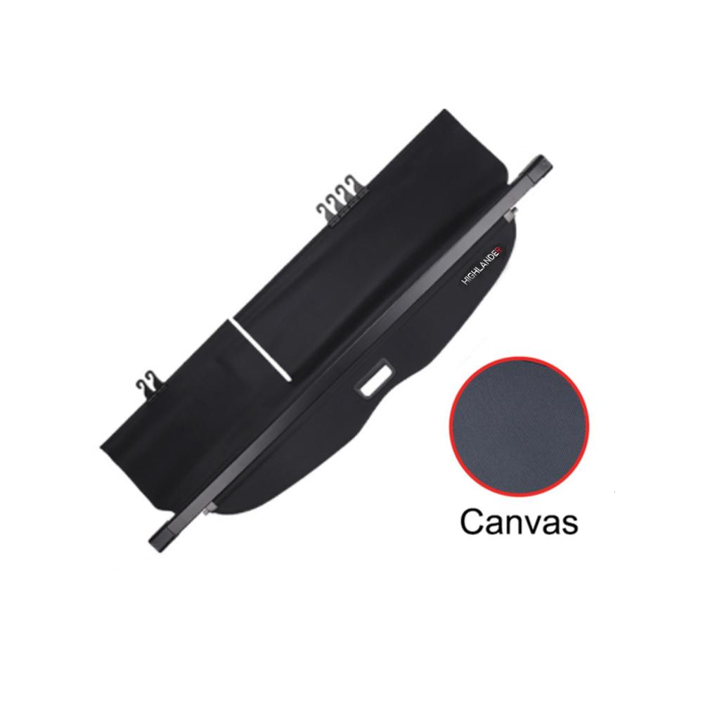 Car Trunk Cargo Cover for Toyota Highlander Kluger XU70 XSE 2020~2025 Luggage Rear Boot Tray Security Shielding Shade Accessorie