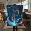 Dragons  Print Flannel Blanket, High quality Comfortable for All Seasons, Home Decor, Warmth and Comfort