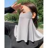 Outdoor Sunscreen Mask Women Ice Silk Traceless Mask UV Protection Summer Bike Cycling Sun Protection Breathable Thin Cover Face