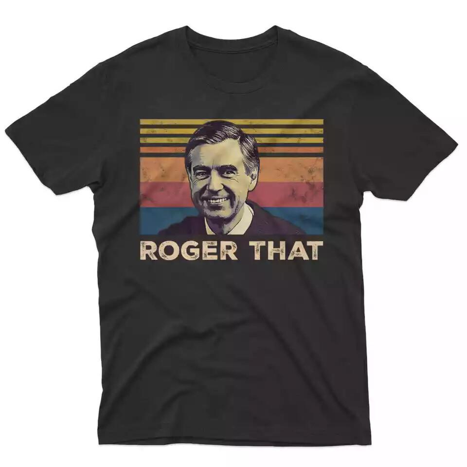 РАСПРОДАЖА Винтажная футболка из фильма Roger That, Подарок для всех фанатов S-3XL Унисекс Футболка