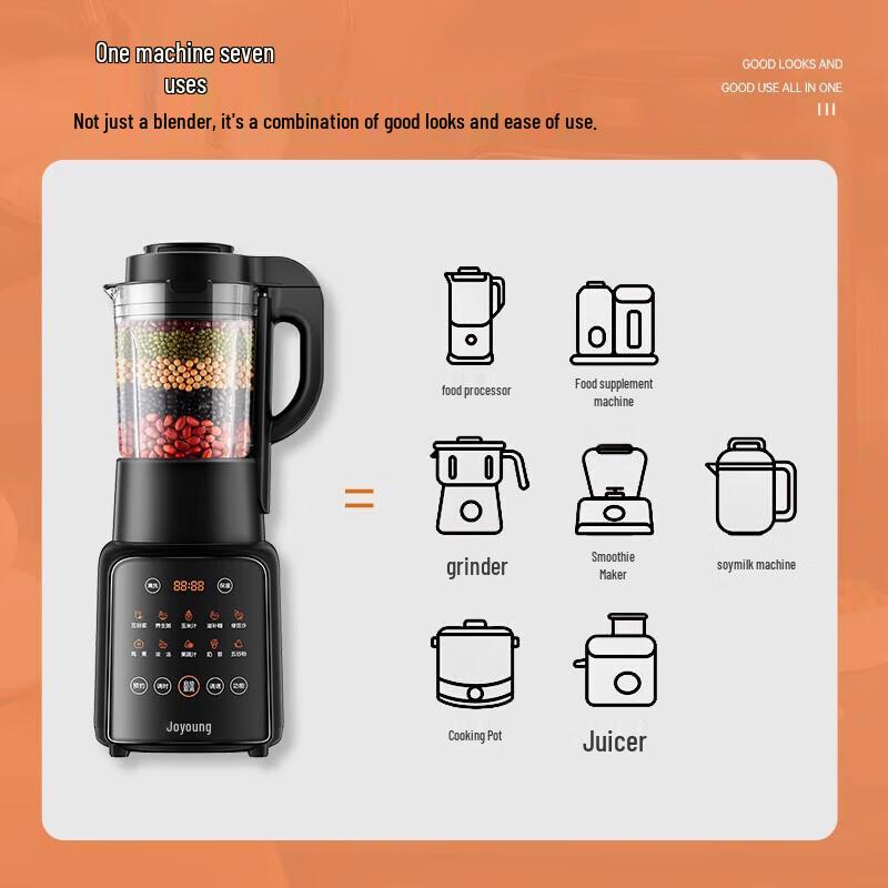 Joyoung L18-P132 Многофункциональный высокоскоростной блендер Штепсель CN (адаптер в комплекте)