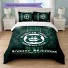 Plymouth Argyle FC Custom Name Text Bedding Set 1 Duvet Cover+2 Pillowcases Soccer Logo Personalized Gift For Special Occasion Bedroom Decor