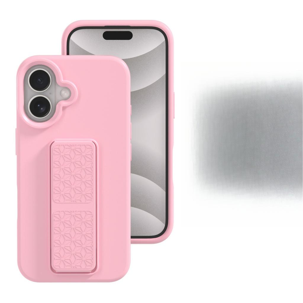 Подходит для Ip16promax Жидкий силиконовый ремешок-подставка, Защитный чехол однотонного цвета для Apple 15/14