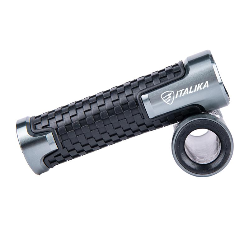 Motorcycle Handlebar Grips CNC aluminum Rubber Hand Thruster Grips For ITALIKA 125 Z 150 SZ 150 200 250Z AT110 AT125 RT