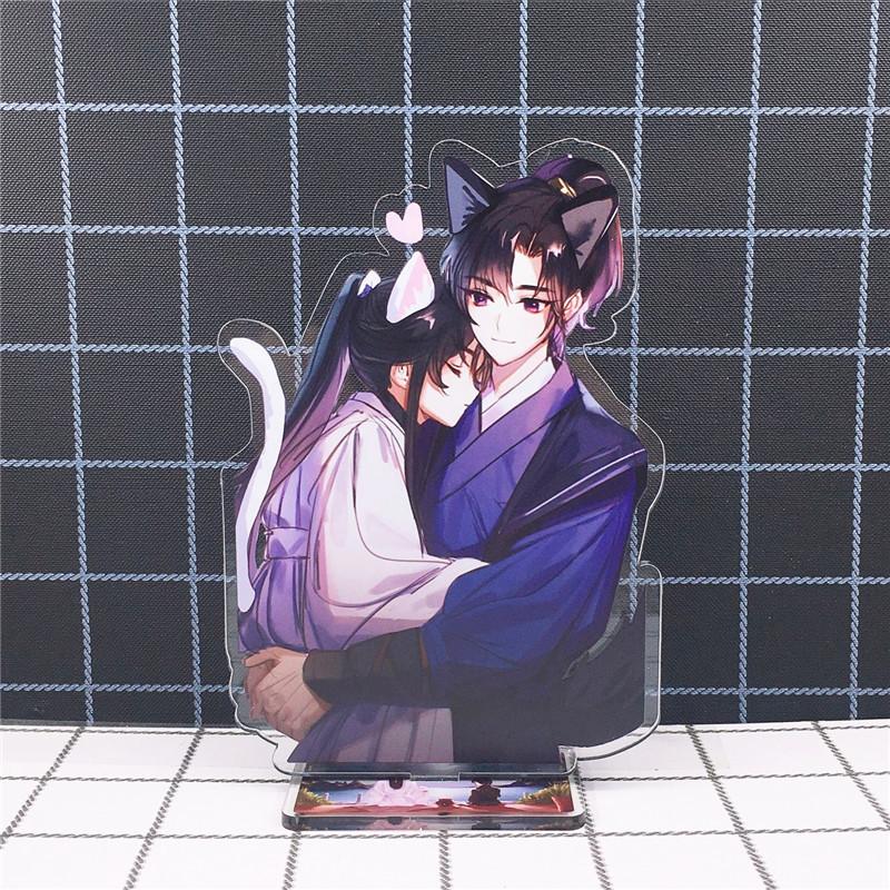 Хаски и его Белый Кот Шицзунь Акриловая Подставка Модель Игрушки Аниме Чу ВаньНин Мо Жань Фигурка Декорация Экшн Коллекционная Игрушка