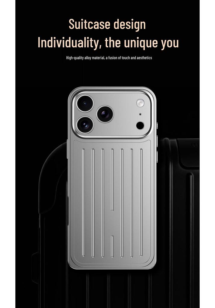 Ультратонкий Ударопрочный Алюминиевый Чехол для iPhone 17 Pro Max