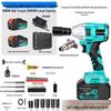 High Torque Brushless Electric Impact Wrench with Lithium Battery