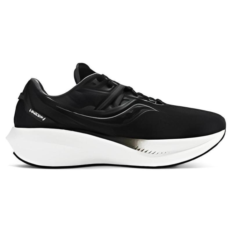 SAUCONY Triumph 20 Anti-Slip Wear-Resistant Low-Top Casual Running Shoes Men's Black White Saucony S20760-10