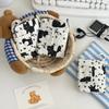 Милый Дизайн Кошелек для Монет Стиль Простоты Мультяшный Узор Корейская Мода Кошелек Портативный Размер Многослойный Держатель для Карт Для Девочек
