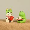 Creative Cat Statue Japanese Handmade Craft Modern Art Model Cute Mini Toy For Kids Kawaii Miniature Dollhouse Accessories Gift