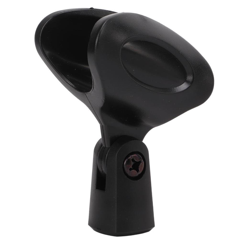Mic Stand Clip R7 Microphone Holder Mount Adjustable 5 8in Screw Hole Plastic for Wired Wireless Mic