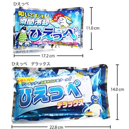 Fuso Chemical Hieppe Deluxe Мгновенный охлаждающий агент действует в 3 раза дольше, чем обычные продукты (5-Pack) -