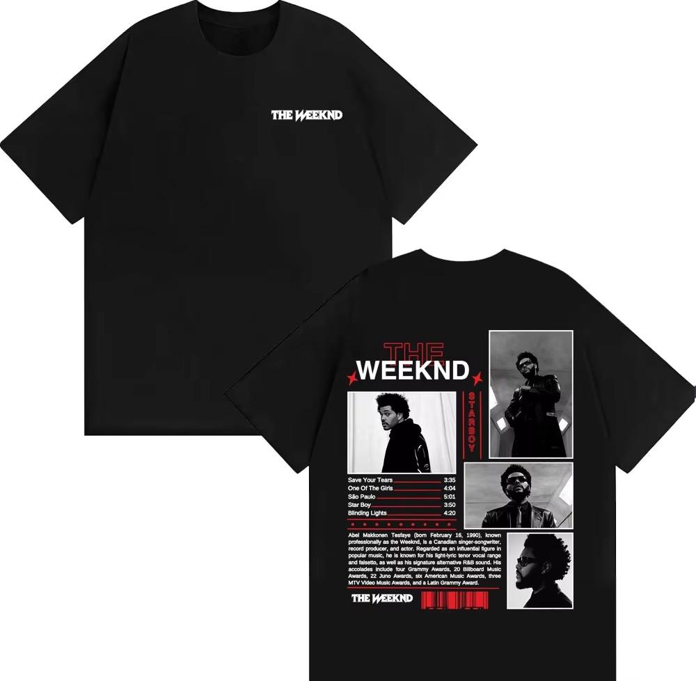 2026 Newest Album Cover T Shirts Men's Clothes Bathroom Punk Hip-hop T-shirt Pure Cotton Short-sleeved T-shirt Y2k Clothes