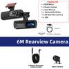 Dash Cam UHD 4K for Car Camera Night Vision With GPS WiFi 24h Parking Loop Record Front and 1080P Rear Dual Lens