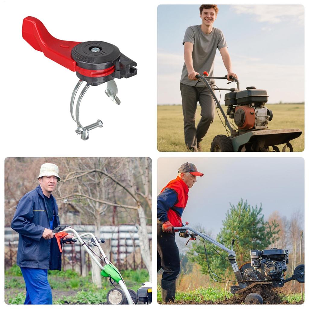 Контроль дроссельной заслонки румпеля для руля газонокосилки 23 мм-27 мм, рычаг дроссельной заслонки под большой палец, акселератор, замена, вспомогательные переключатели