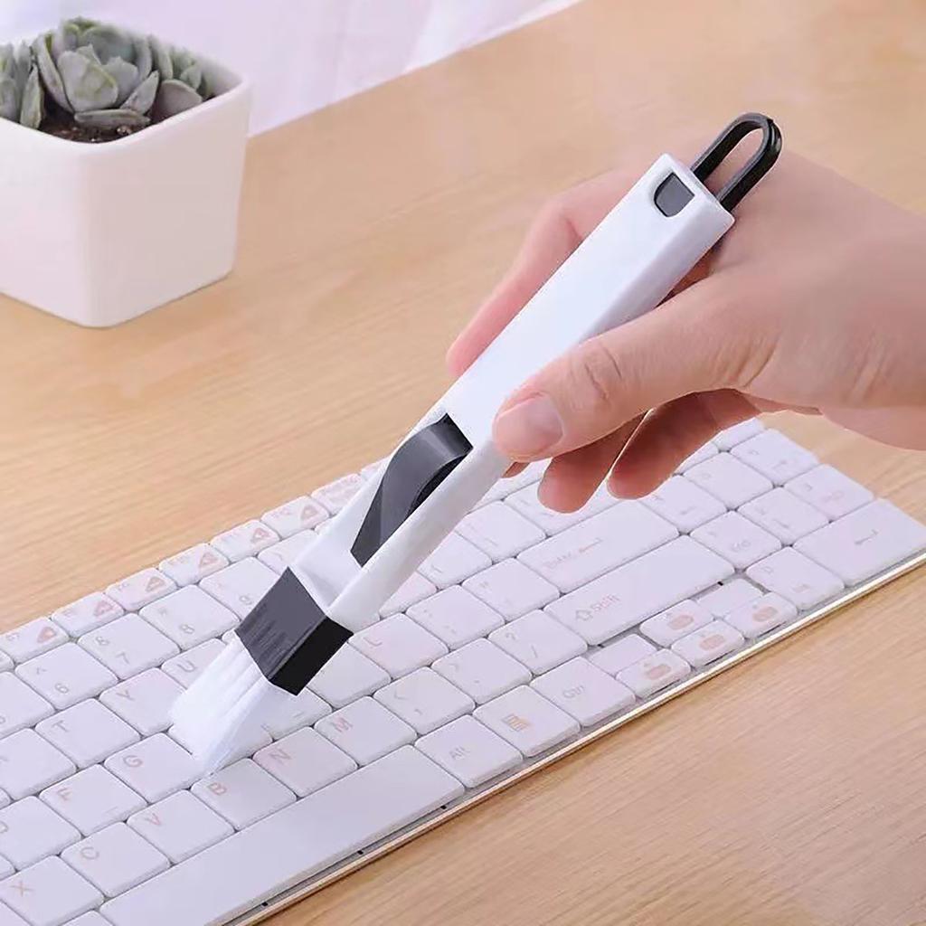 Щетка для чистки оконных канавок, инструмент для очистки, многофункциональная щетка для окон, щетка для клавиатуры, уголок для очистки пыли, лопата для чистки дорожек