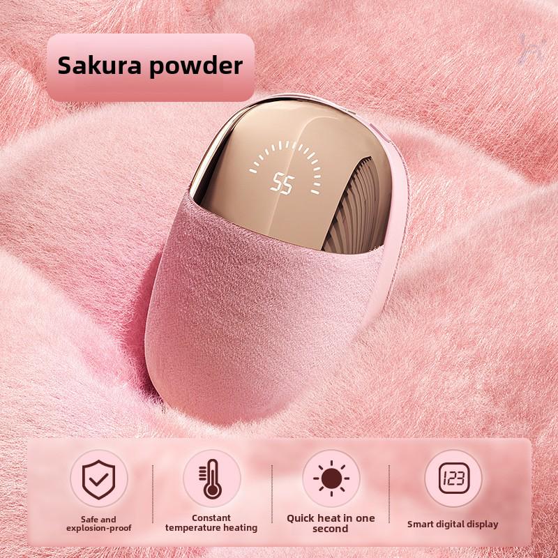 Двусторонняя перезаряжаемая плюшевая грелка для рук - портативное самонагревающееся устройство